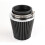 3" Car Engine High Flow Inlet Cold Air Intake Dry Filter Cone Replacement Silver 2