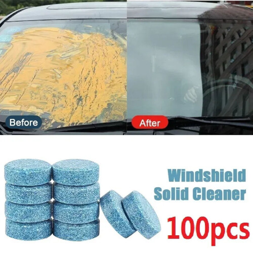 Car Windshield Washer Fluid Concentrated Tablets Solid Effervescent Wiper Tablet for Car Room Kitchen Window Glass Cleaning 1