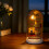 LED-Nachtlicht-Skulptur mit Mini-Büchern, warm 6