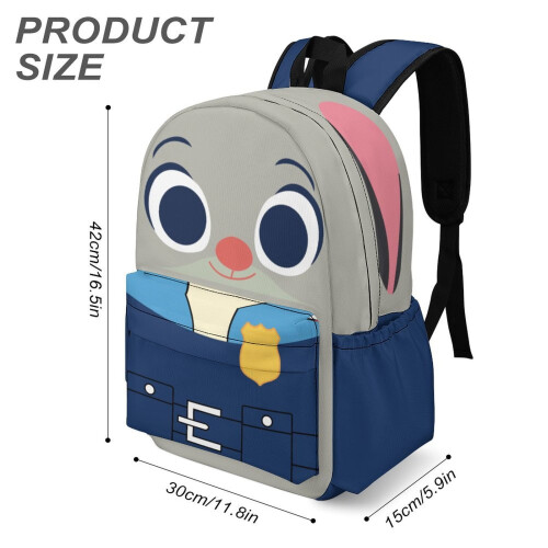 Σακίδιο πλάτης Anime, 17 ιντσών, Oxford Clothing, με κιτ κινουμένων σχεδίων 2