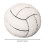 Volleyball Plush Pillow White 17.72 Inch 3