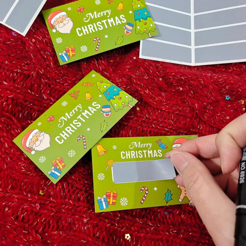 Scratch Off Game Cards Christmas Party 10 pcs 2