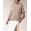 Women's Turtleneck Sweater Chunky Knit Pullover 4