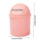 Modern Plastic Mini Trash Can With Lid For Bathroom Vanity Desktop Tabletop Small Space Waste Bin 3