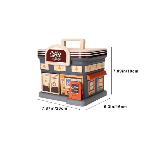 Barnspargris med kafétema, plast, 1-pack 2