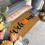 Pumpkin Area Rug Yellow Polyester 50x80cm 4