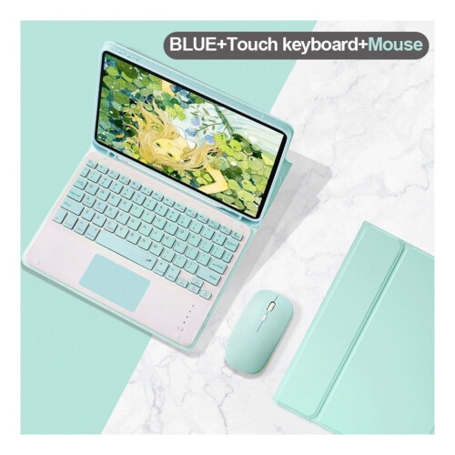 Capa com teclado compatível com iPad Air 3 de 10,5" e iPad Pro de 10,5" com mouse - Proteção premium e funcionalidade versátil. 1