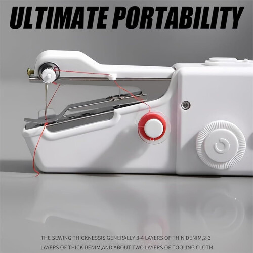 Pureutil Mini Handheld Sewing Machine Cordless Portable 1