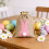 Rabbit-shaped reusable drawstring snack bag Easter gift 8