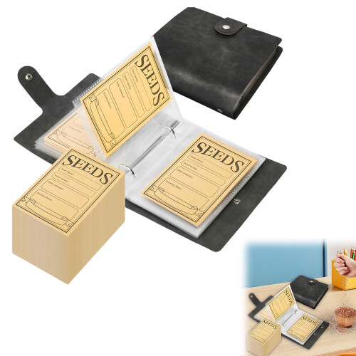 Garden Storage Organizer Binder with 50 Self-Sealing 1
