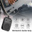 Mini Electric Guitar Amplifier 5W Rechargeable Guitar Amplifier Portable Bluetooth Practice Amplifier with 4 E 4