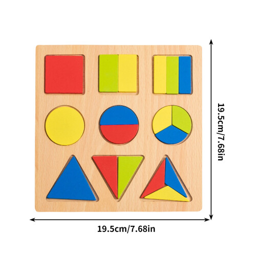 Alphabet and Number Puzzle Blocks Educational Toy 1 Set 1