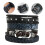 Σετ βραχιολιών Pretyzoom4Pcs για άνδρες από πλεκτή πολυουρεθάνη για τα Χριστούγεννα 6