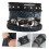 Σετ βραχιολιών Pretyzoom4Pcs για άνδρες από πλεκτή πολυουρεθάνη για τα Χριστούγεννα 8
