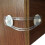 Children Security Locks Transparent Cabinet Door Latch Set 5
