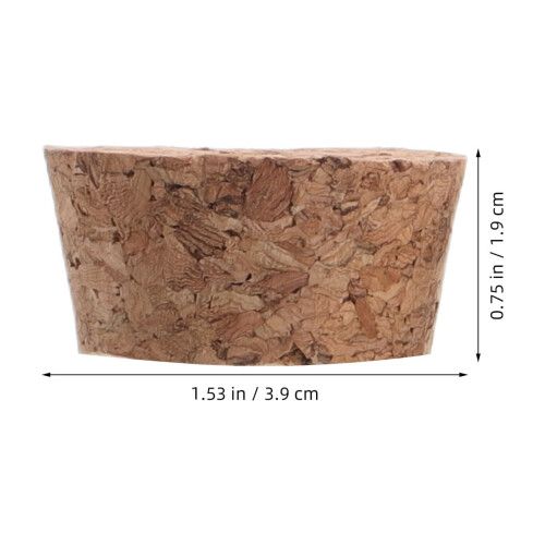 30pcs Tapered Light Brown Corks Stopper for DIY Craft Project Home Users 1