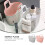 BESTONZON 2Pcs Hollow Plastic Bathroom Basket with Ergonomic Handle for Storage Use 6