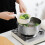 3PC Kitchen Dual-Layer Draining Basket with Handle, Lock Design, Fruit Washing Bowl & Strainer (1PC Green) 4