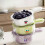 3PC Kitchen Dual-Layer Draining Basket with Handle, Lock Design, Fruit Washing Bowl & Strainer (1PC Green) 7