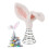 Easter Rabbit Ear Tree Topper Ornament 2