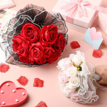 8PCS Flower Wrapping Mesh Paper,11 Inch X 4 Yard Wavy Pearl Wrinkled Flower Bouquet Packaging Mesh Florist Supplies