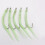 5 τεμάχια Codfishfishing Eel Tube Jig bait shank offset hook hook hook 2