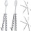 Foldable Butterfly Fork Spoon For Camping Utensil Set for Outdoor Adventures 5