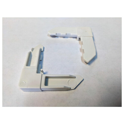 Window Screen Kit w/White Aluminum Frame, Corners, Spline,, Pull Tabs, and Screen Mesh 2