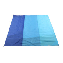 Tappetino da picnic pieghevole impermeabile 200x210cm grande coperta da spiaggia blu