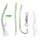 5 τεμάχια Codfishfishing Eel Tube Jig bait shank offset hook hook hook 7