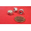 6061 Aluminum Nylon Insert Hex Nuts RH 1/4-20 50 Pcs 2