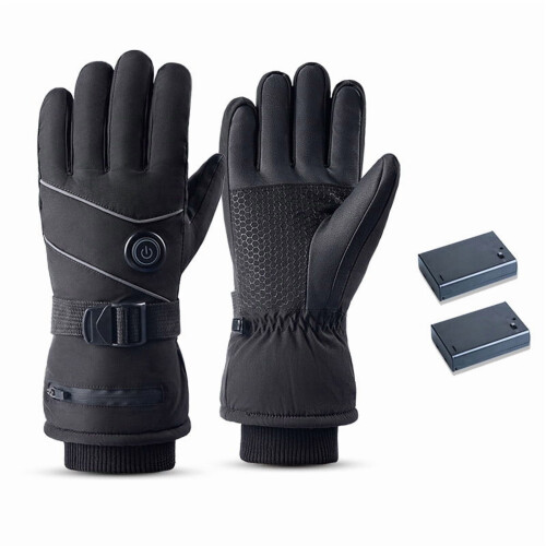 Rechargeable Heated Gloves Winter Use 2 Battery Boxes 1