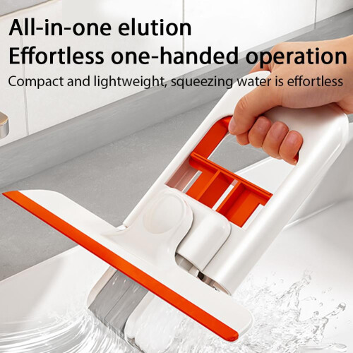 Compact Foldable Sponge Mop, Wet/Dry Cleaning Tool for Small Spaces – Compatible with Standard Handles 2