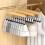 Closet Organizer Solid Wood Hanger with 10 Clips 4