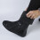 Waterproof Boot Cover Black Plastic Reusable 1 Pair XXL 7