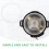 Rubber Pressure Cooker Sealing Ring Replacement for Enhanced Performance and Leak Prevention, White 3