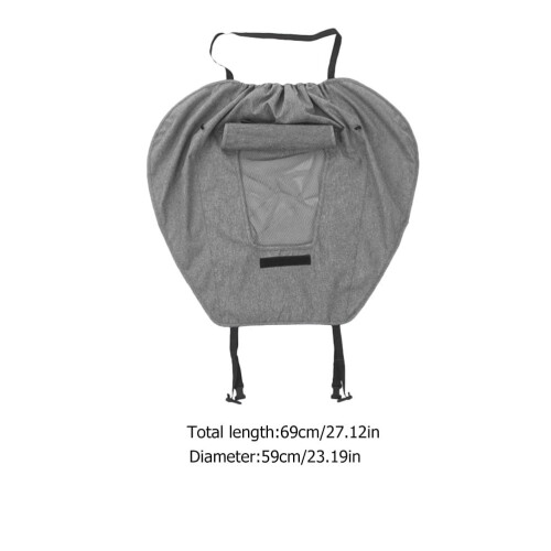 Cationic Cloth Stroller Sunshade Cationic Cloth Light Grey 1Pack for Infants 1