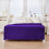Double-Layer Flannel Fleece Blanket Purple 59x79in 4