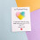Valentine's Pocket Hug Heart Greeting Card Set 4