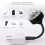 LED RGB discoballamp, USB-voeding, 360 draaibaar 8
