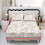 Butterfly Rose King Sheet Set Soft Easy-Care Light Beige 2