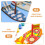 12 ks DIY drevený model plachetnice detský graffiti model lode drevený model plachetnice DIY model lode remeslo 5