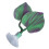 Purple Double Layer Silicone Fish Rest Leaf for Aquarium 15cm 8