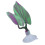 Purple Double Layer Silicone Fish Rest Leaf for Aquarium 15cm 13