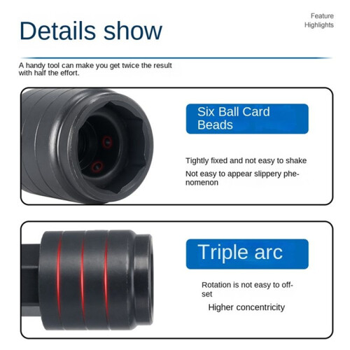 Quick Connector Set: Effortless Bit Changes Versatile Compatibility Hand Tools Parts Power Tool Accessories 1