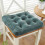 Cuscino per sedia da esterno, blu, 15x15 pollici 6
