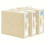 Foldable Sheet Organizer with Clear Window Tabs – Rectangular, under-bed & closet storage, space-saving, classic design, easy-pull handles 6
