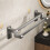 Toallero de pared con gancho y 2 brazos 5