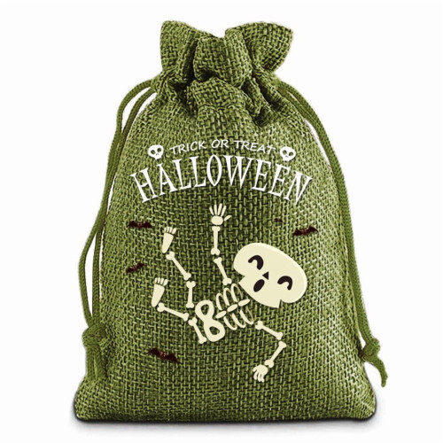 Τσάντες δώρων με κορδόνι για το Halloween για γλυκά και μπομπονιέρες για πάρτι 1