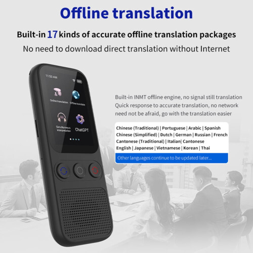 Μεταφραστής Γλωσσών Device138Languages Online Offline Άμεσος Μεταφραστής Φωνής 1